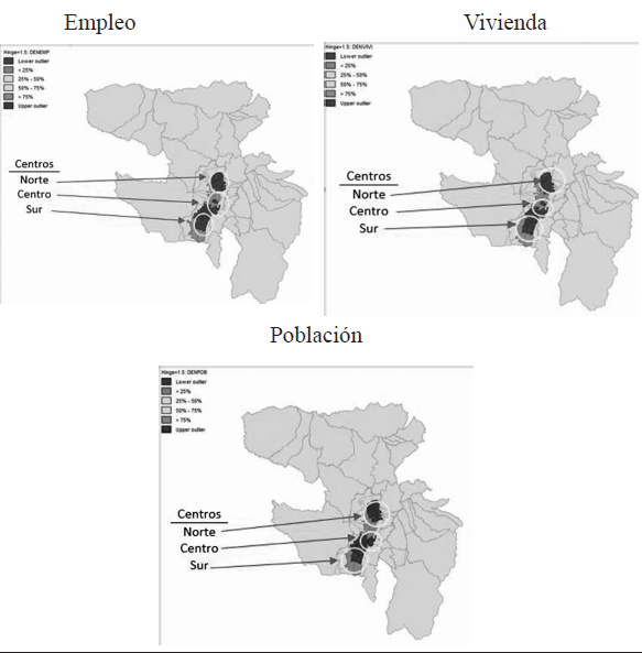 Densidades parroquiales (2010)