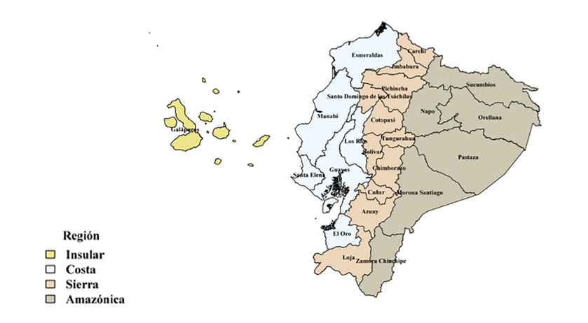 División política de Ecuador